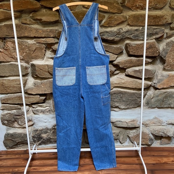 Vintage North Blue West Carpenter Denim Overalls - Picture 4 of 11